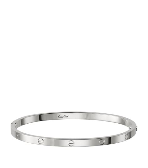 cartier small love bracelet white gold|small love bracelet with diamonds.